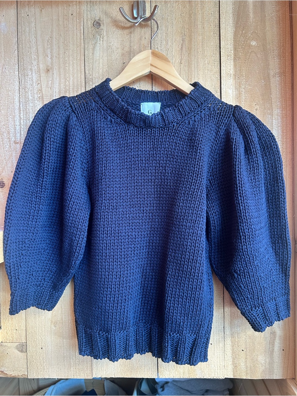 G. Label by Goop One and Done Puff Sleeve Sweater